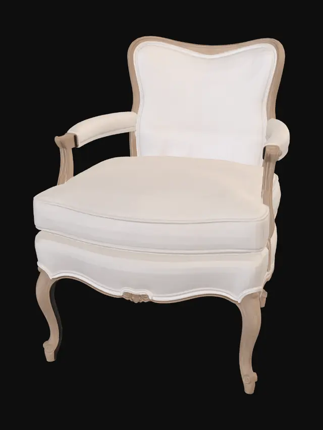 3D model for Louis XV Style Upholstered Armchair