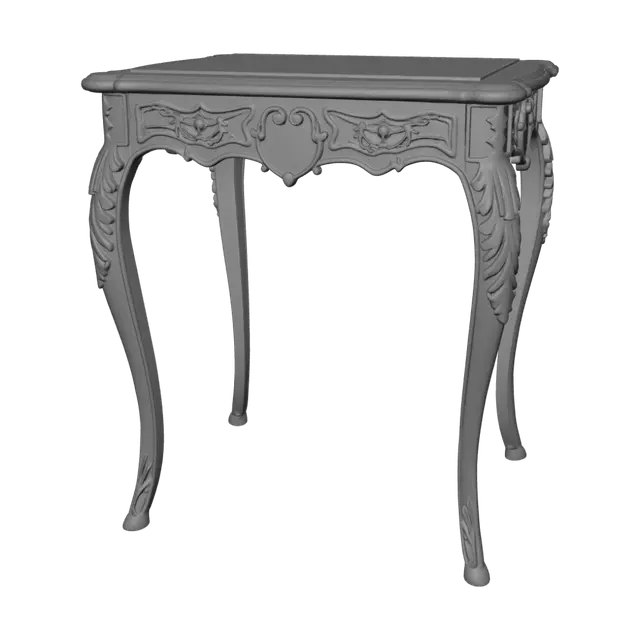 3D model for Antique French Louis XV gilt console table