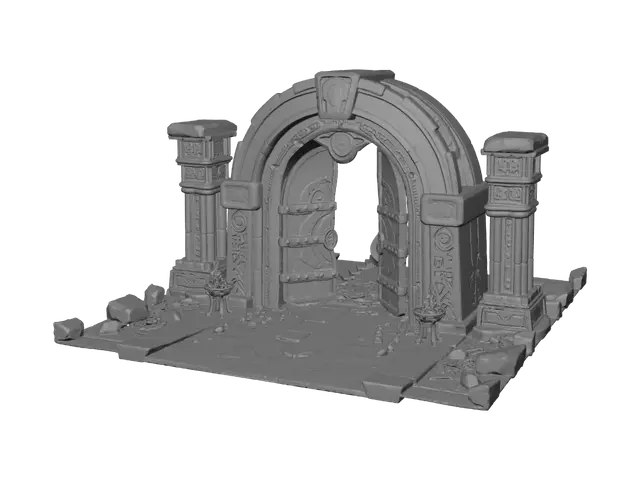 3D model for Runic Gate of the Deep Cavern