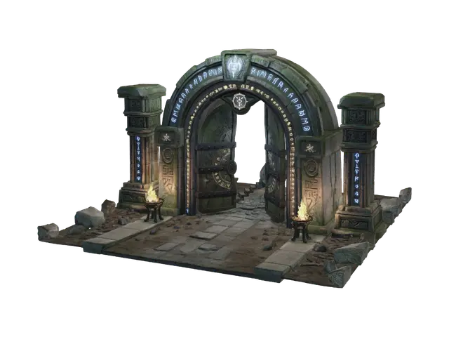 3D model for Runic Gate of the Deep Cavern