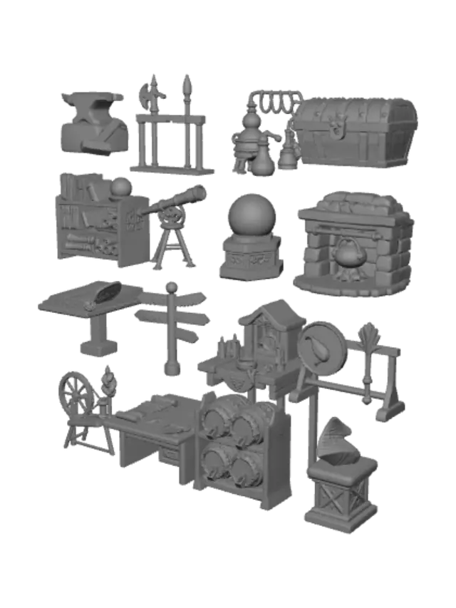 3D model for The Arcane Workshop Inventory