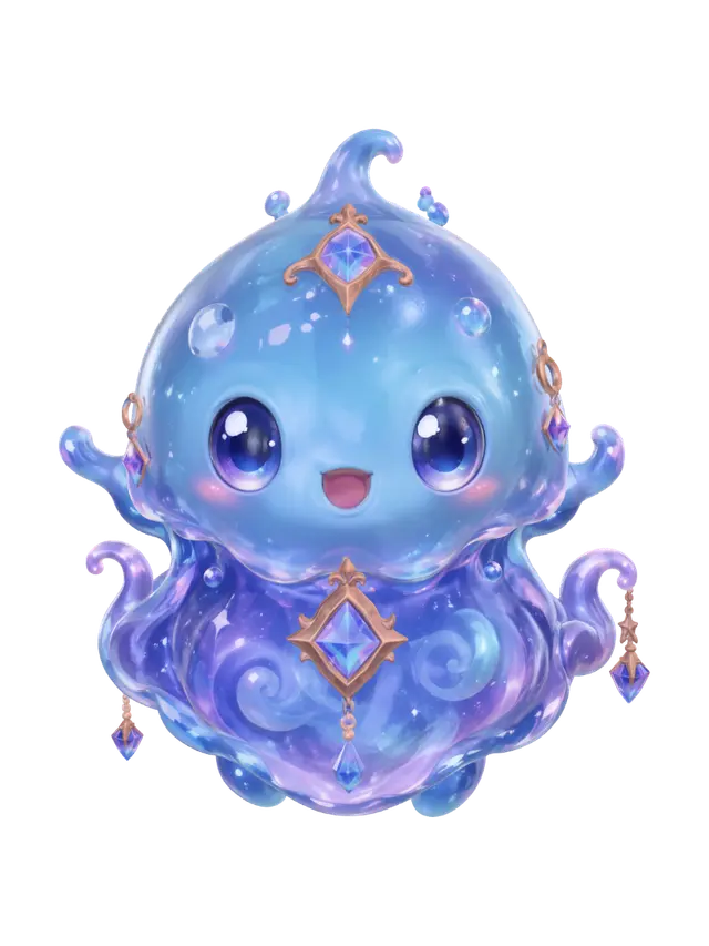 3D model for Crystal Jelly Sprite