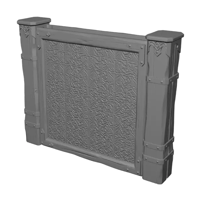 3D model for Ironbound Timber Panel