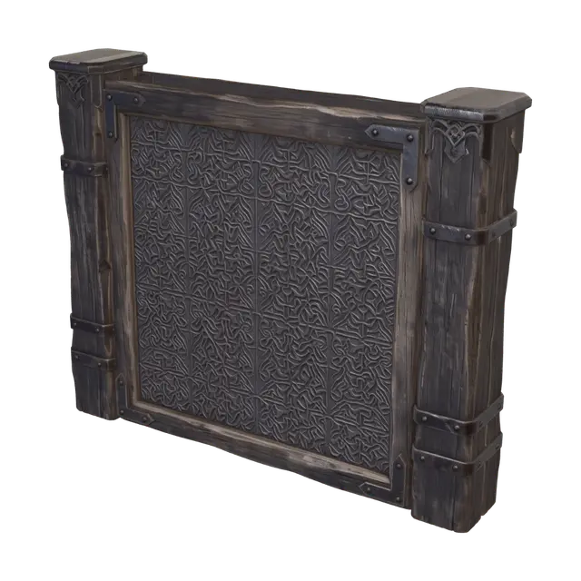 3D model for Ironbound Timber Panel