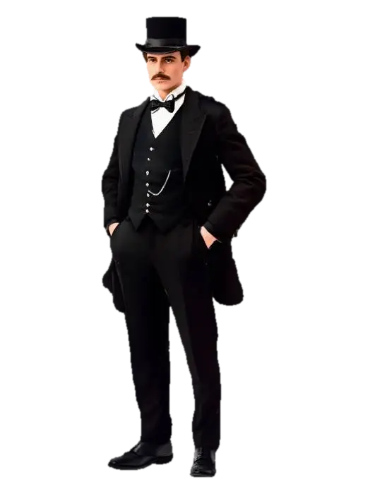 Modèle 3D Edwardian 7 - History, généré par IA