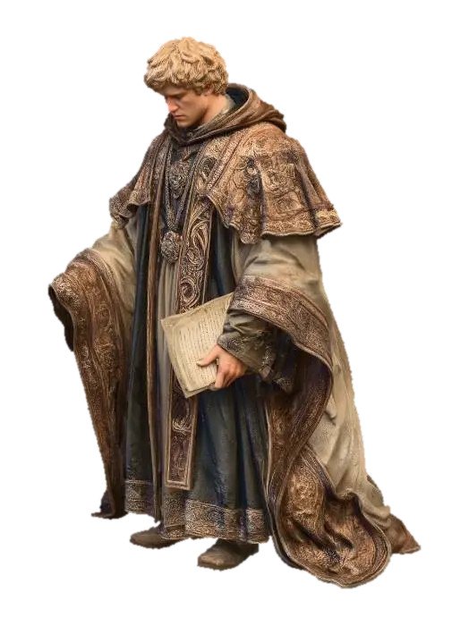 The Tome Keeper 3D model, vytvořený pomocí AI