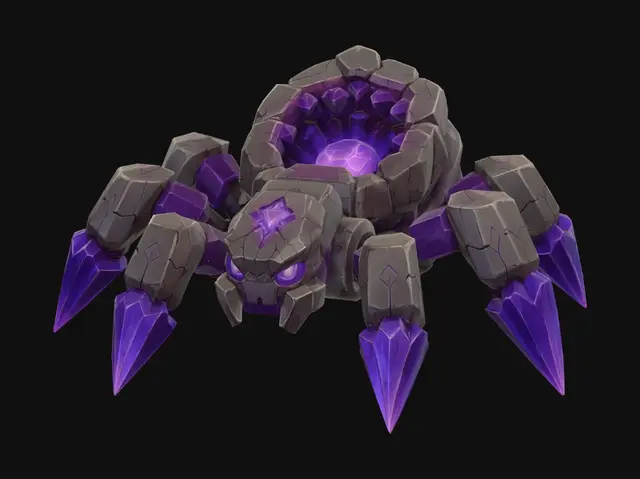 3D model for Amethyst Arachnid