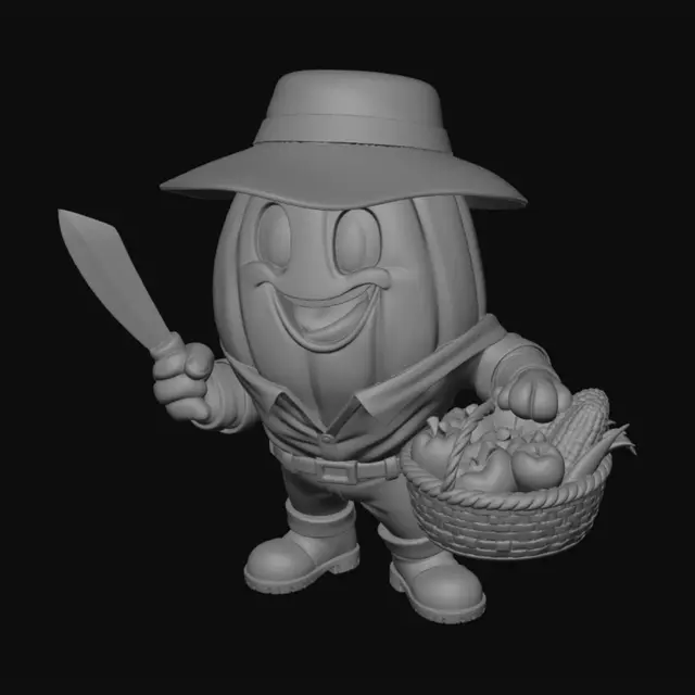 3D model for Pumpkin Farmer