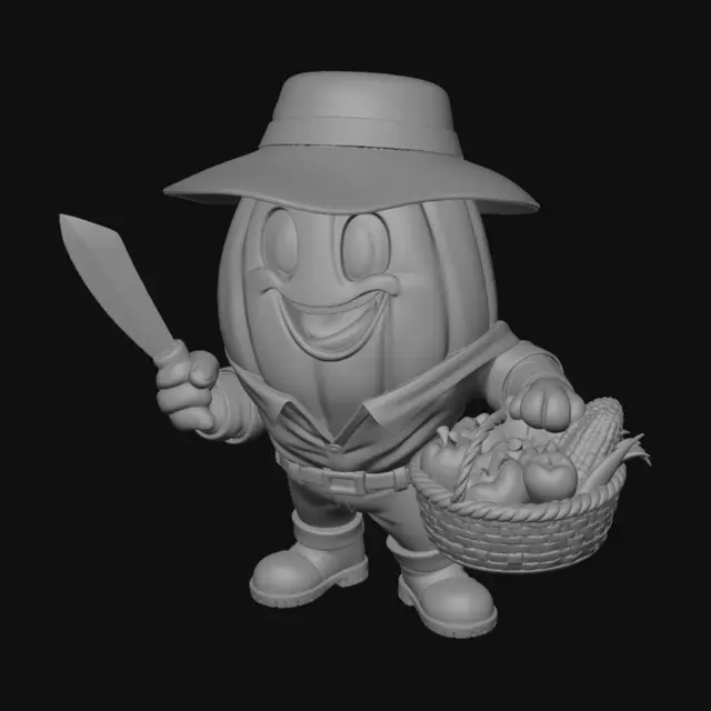 3D model for Pumpkin Farmer
