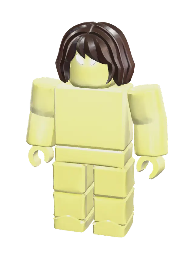 Realistic Jane Doe Roblox 3D model, vytvořený pomocí AI