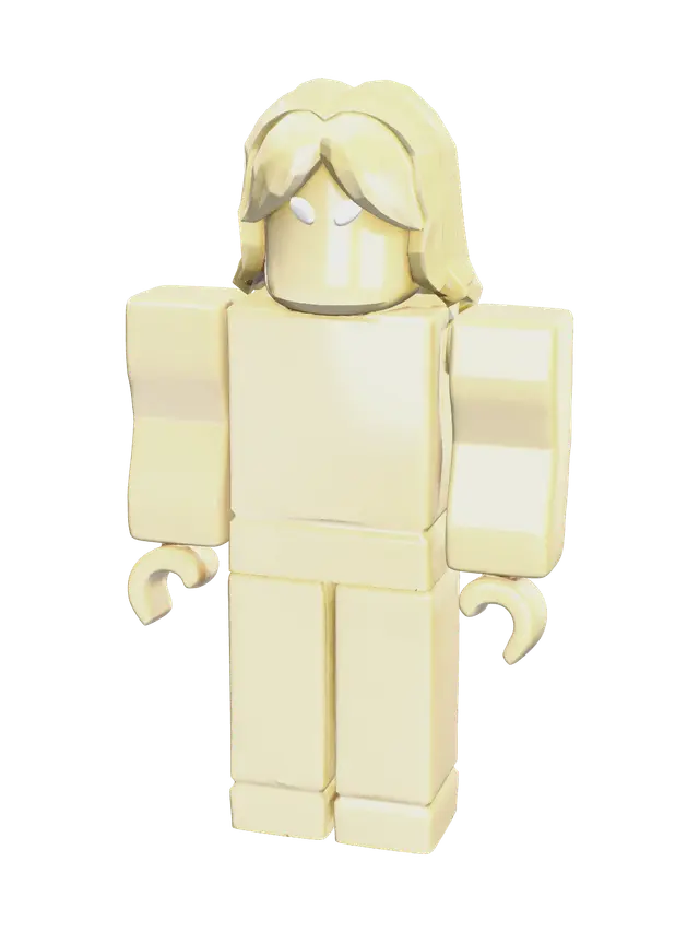 Ornate Jane Doe Roblox 3D model, vytvořený pomocí AI
