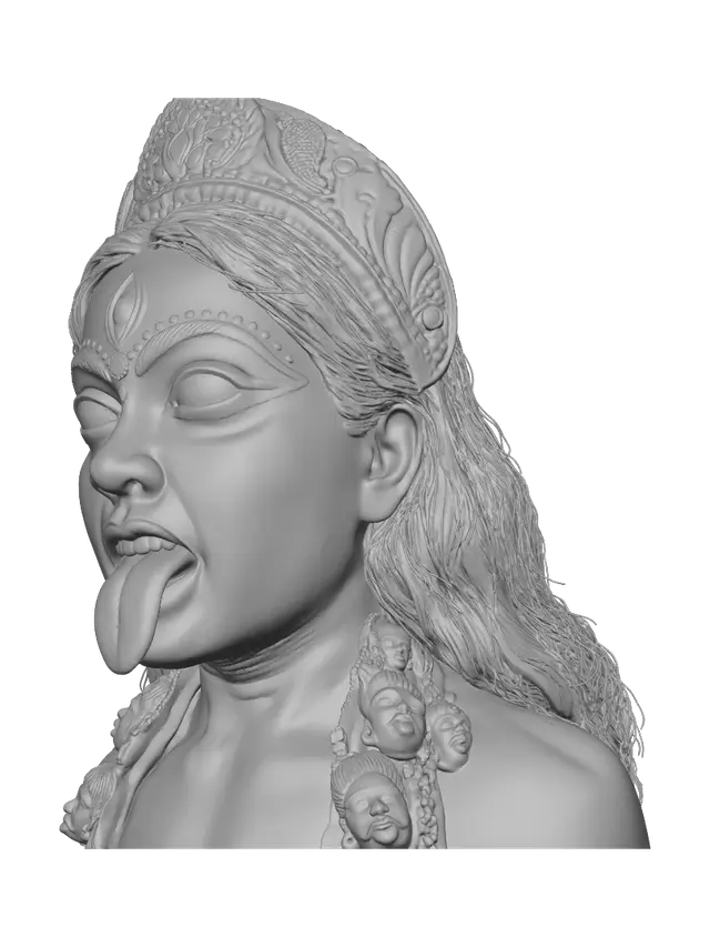 3D model for Golden-Crowned Kali