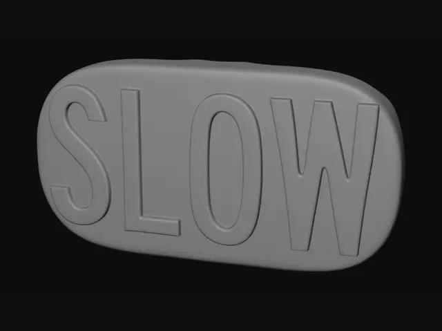 3D model for Slow Sign