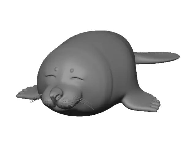 3D model for Snowball Seal