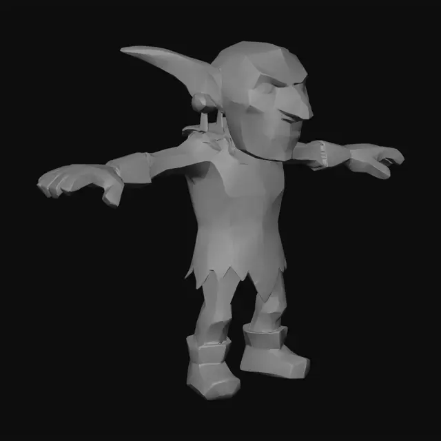 3D model for Patchwork Goblin