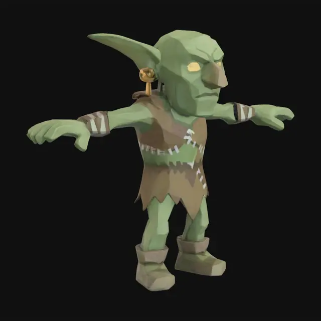 3D model for Patchwork Goblin