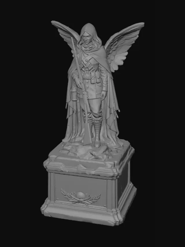 3D model for Per Tenebras, Numquam Cede