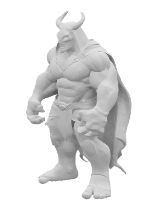 3D model for Spawn and hulk mixed into one being