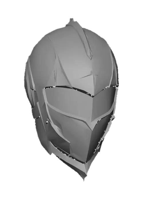 3D model for Cracked Helmet