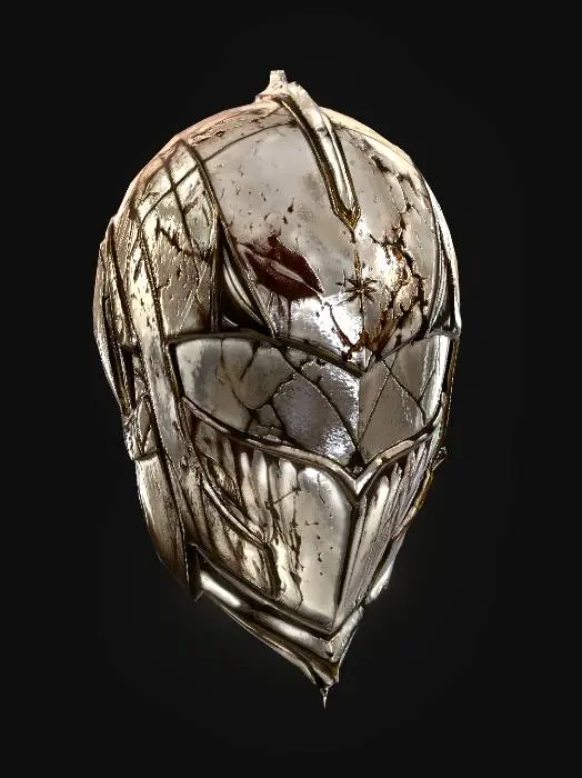 3D model for Cracked Helmet