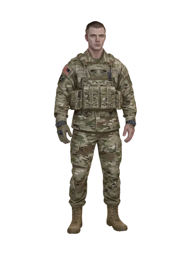 3D model for Camouflage Operator