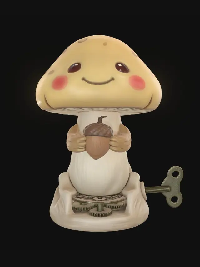 3D model for Clockwork Mushroom