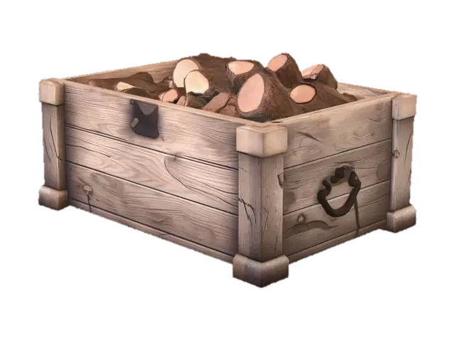 3D model for Crate of Firewood