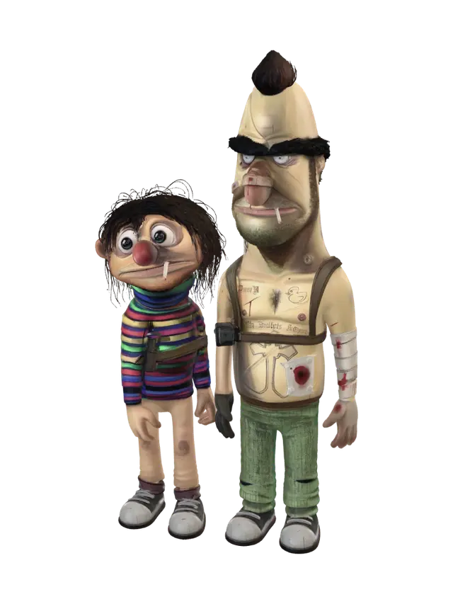 3D model for Alley Carnival Outlaws