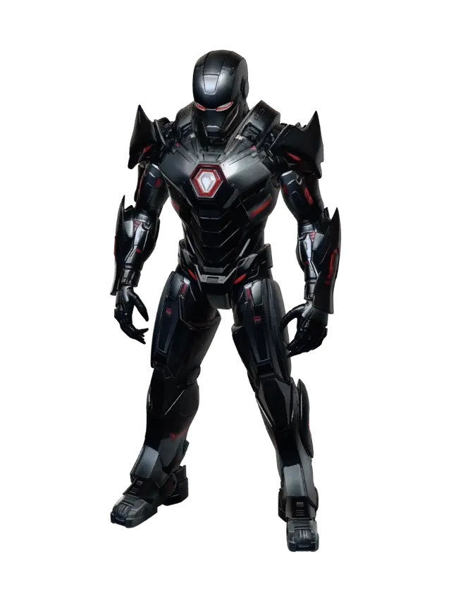 3D model for make me a iron man that is dangerous and evil