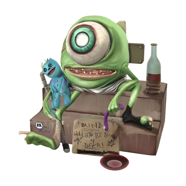 3D model for Cautionary One-Eyed Monster