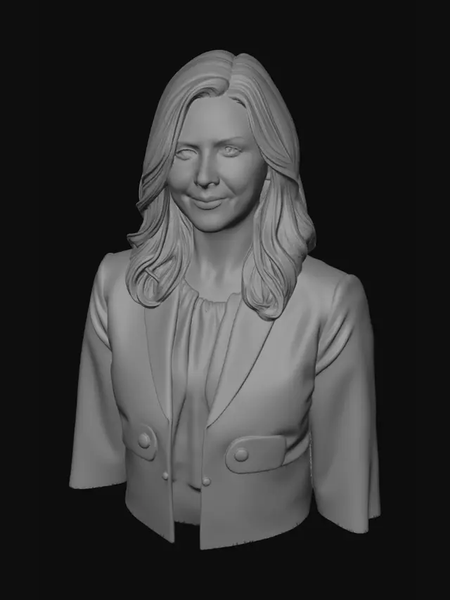 3D model for Confident corporate portrait