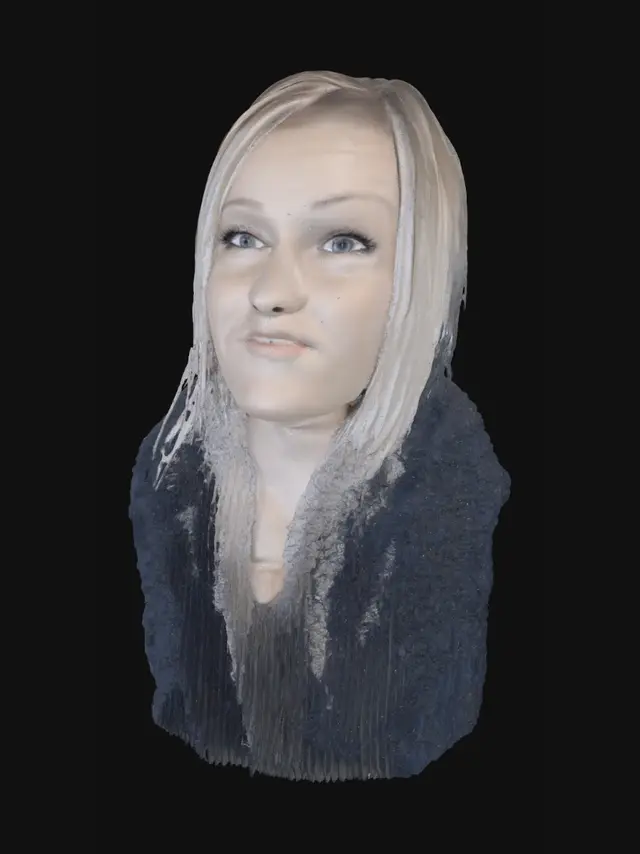 3D model for Blue-Eyed Close-Up