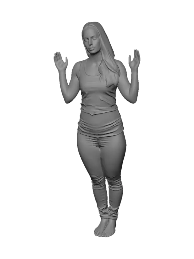 3D model for Peach Tank Top Pose