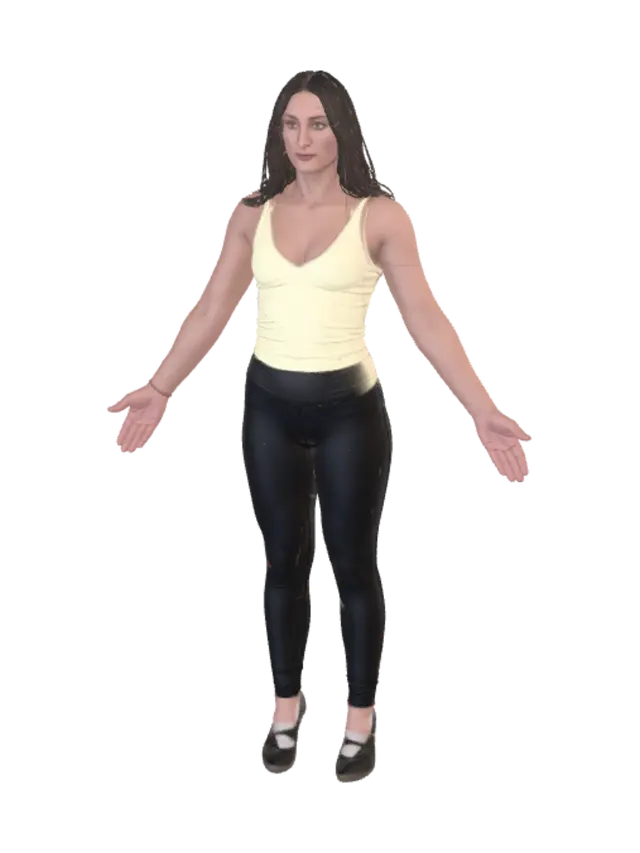 Leg Day Collage - Mockup 3D model, AI generated