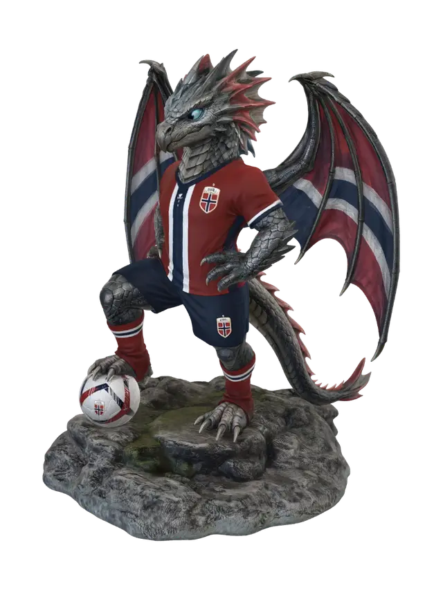 SKARVDRAKE - Norway-3D-modell, genererad av AI