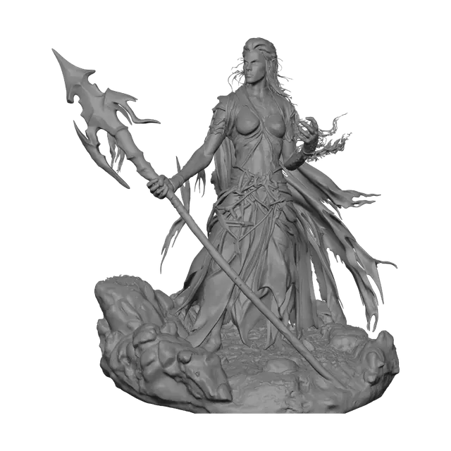 3D model for Ember Queen of the Ashes