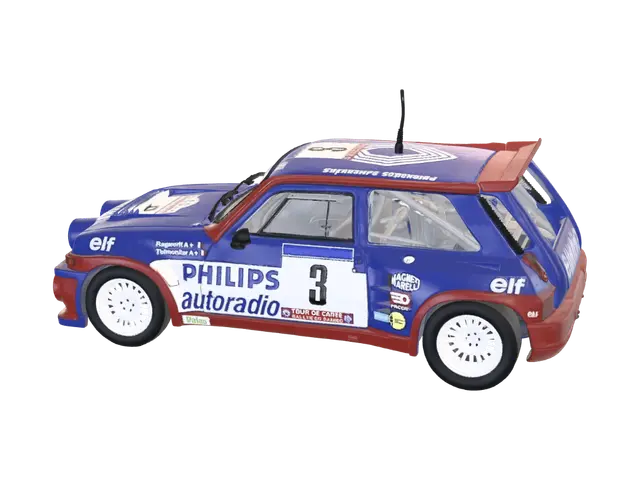 Renault 5 maxi turbo tour de corse - Motor 3D model, vytvořený pomocí AI