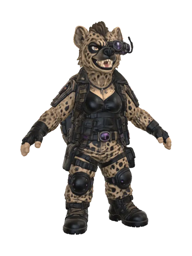 3D model for Cyber Hyena Commando