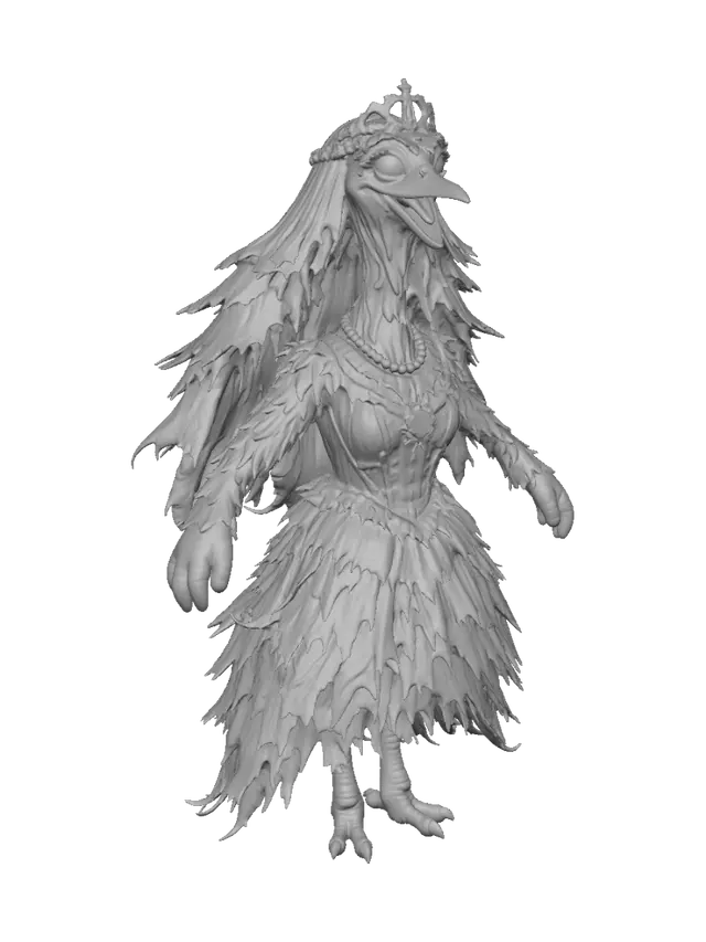 3D model for Petal-Woven Bride