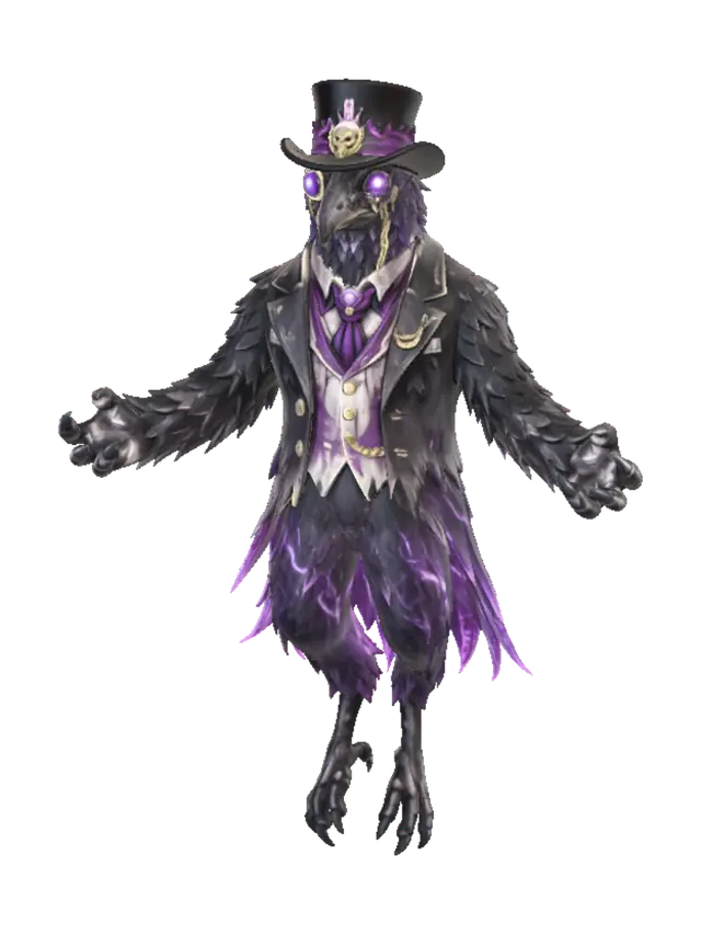 3D model for The Violet Plumed Gentleman