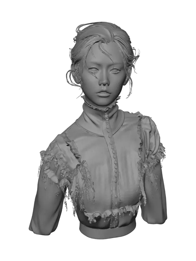 3D model for Soft Gaze in Pink