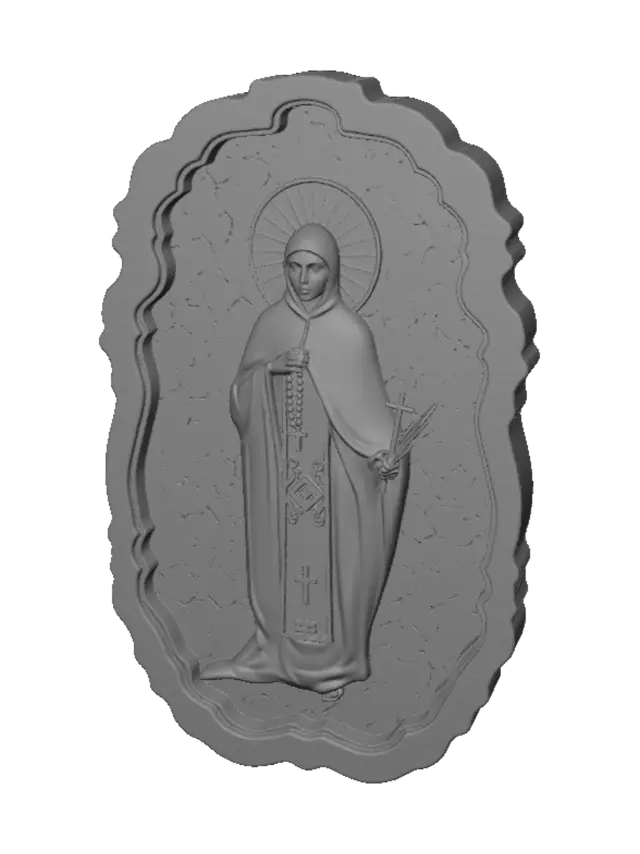 3D model for Our Lady with Rosary