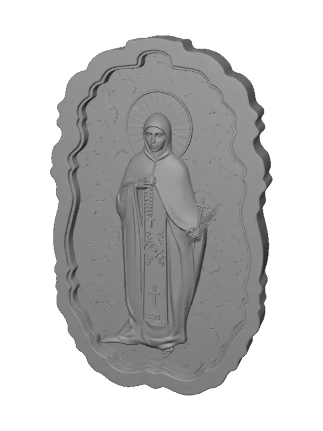 3D model for Our Lady with Rosary