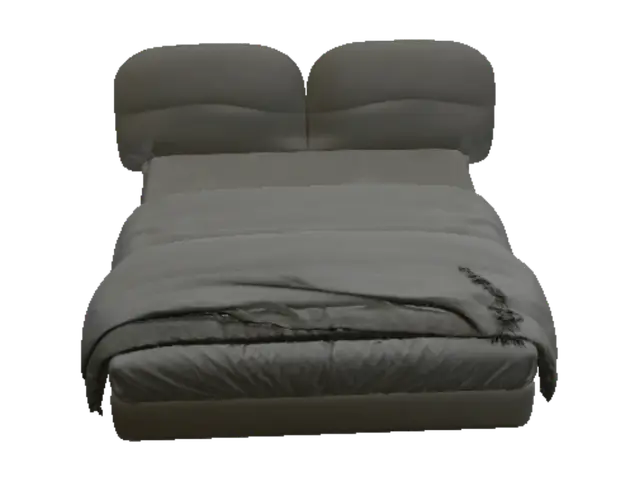 3D model for Cream Cloud Platform Bed