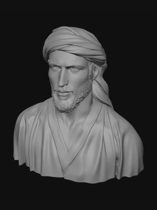 3D model for Turbaned Guardian