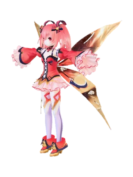 Eryn - Alyn 3D model, vytvořený pomocí AI