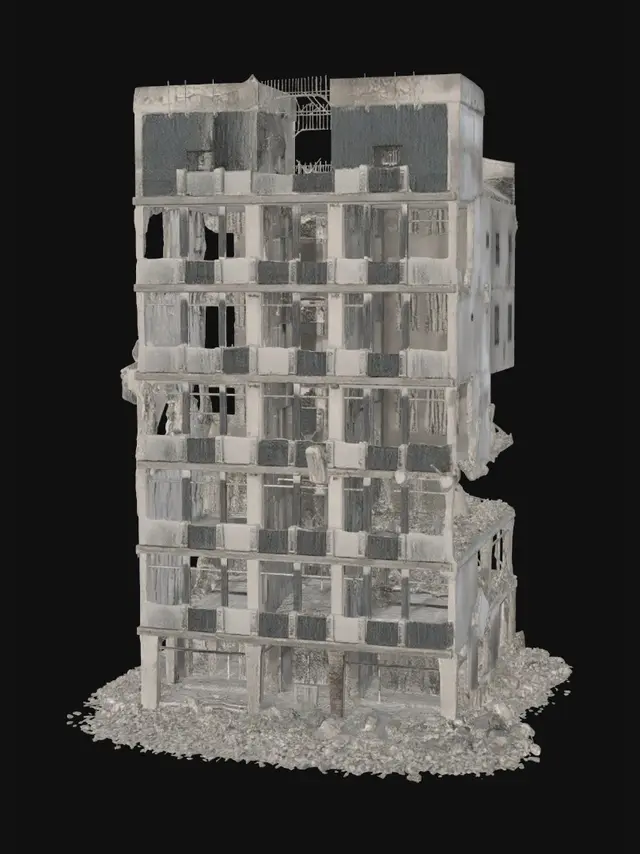3D model for Crumbling Skyscraper