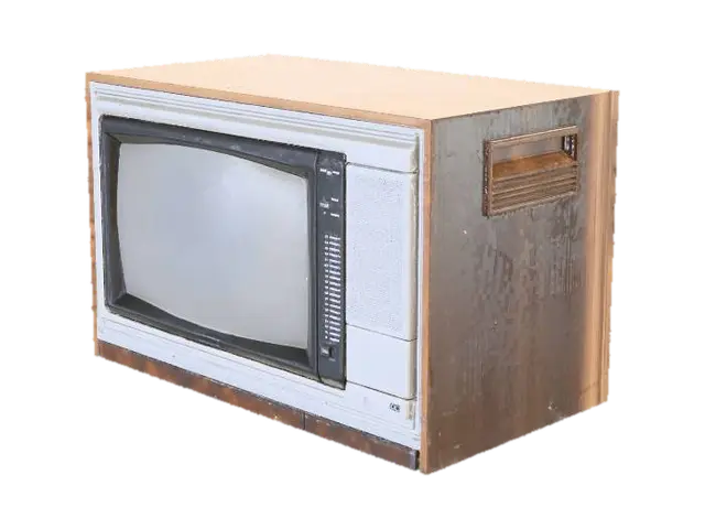 Retro TV Console - Nostalgia 3D model, vytvořený pomocí AI