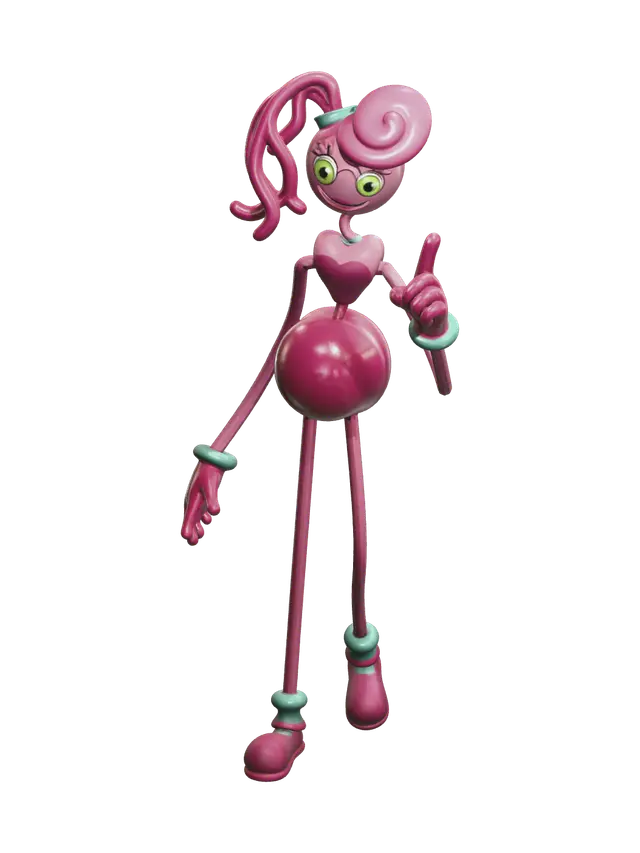 3D model for Stylized Mommy Long Legs Poppy Playtime