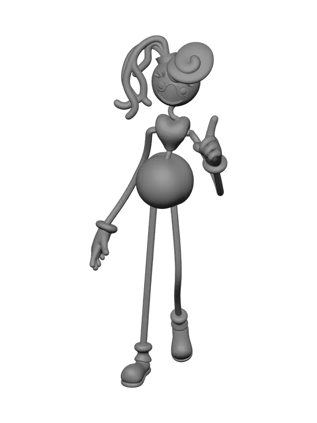 3D model for Stylized Mommy Long Legs Poppy Playtime